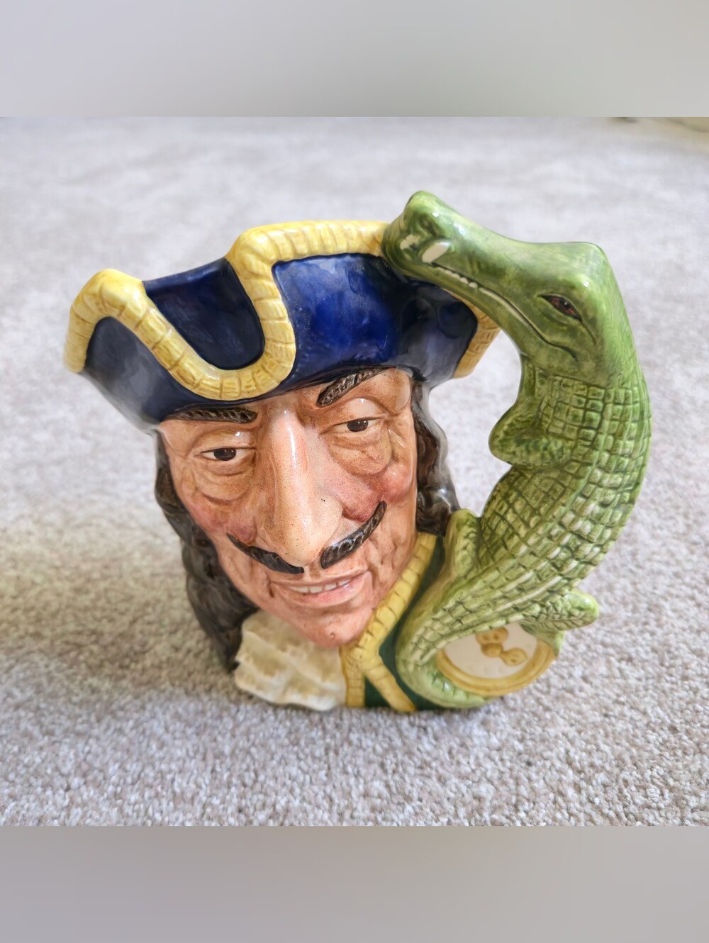 Vintage Royal Doulton Captain Hook D6597 Collectible Excellent Condition